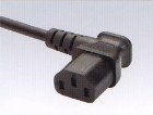 Female Connector IEC 60320 C13 Angled